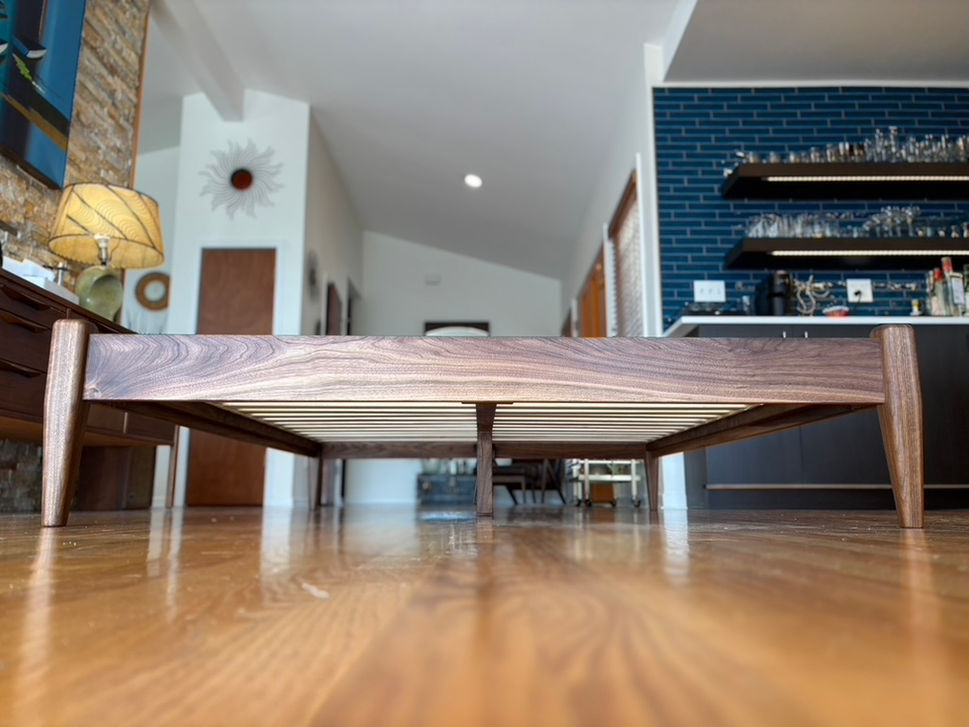 Walnut Platform Bedframe