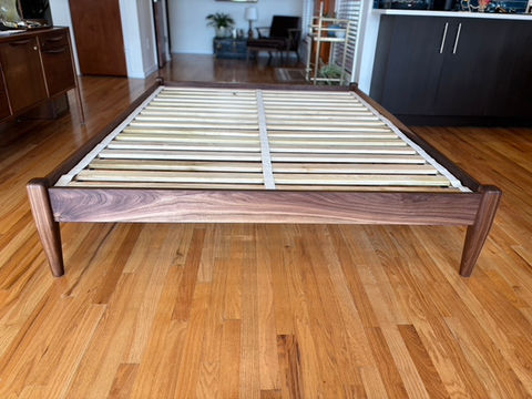 Walnut Platform Bedframe