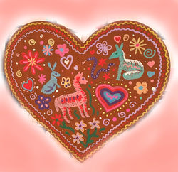 Heart with Alebrijes