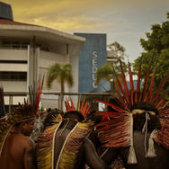 Povos indígenas ocuparam a Secretaria Estadual de Educação do Pará por 31 dias, em luta pelo direito a um modelo de educação digna e para que sua voz seja escutada. Foto: Fernanda Cabral
