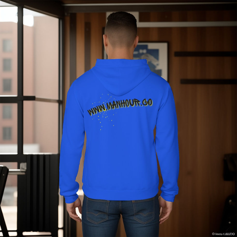 Thumbnail: All-Over Print Men's Pullover Hoodie