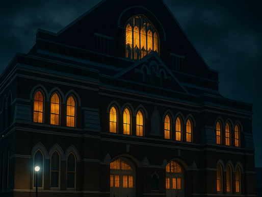 The ryman auditorium at night