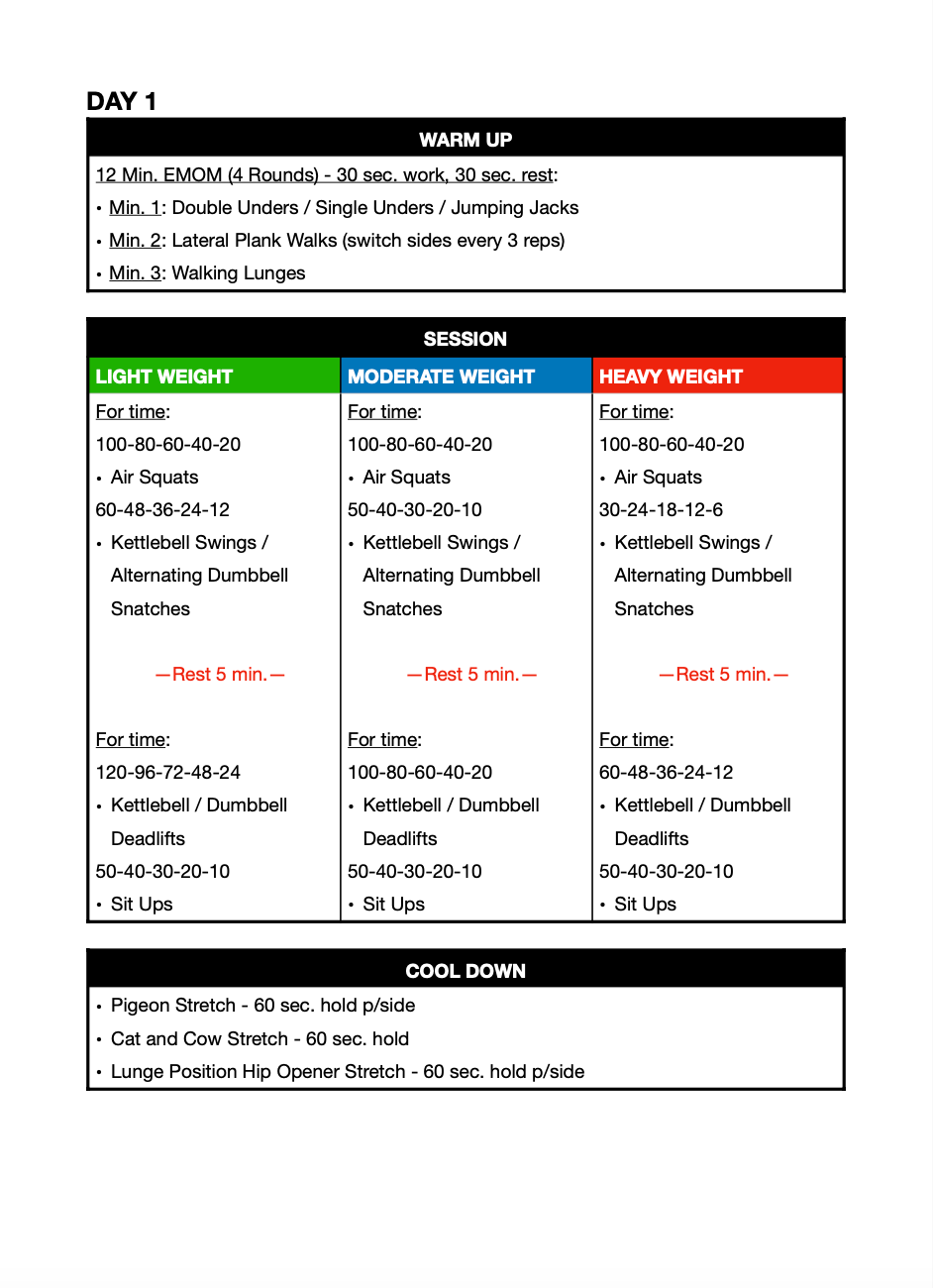 Thumbnail: 6-Week Limited Equipment Training Program