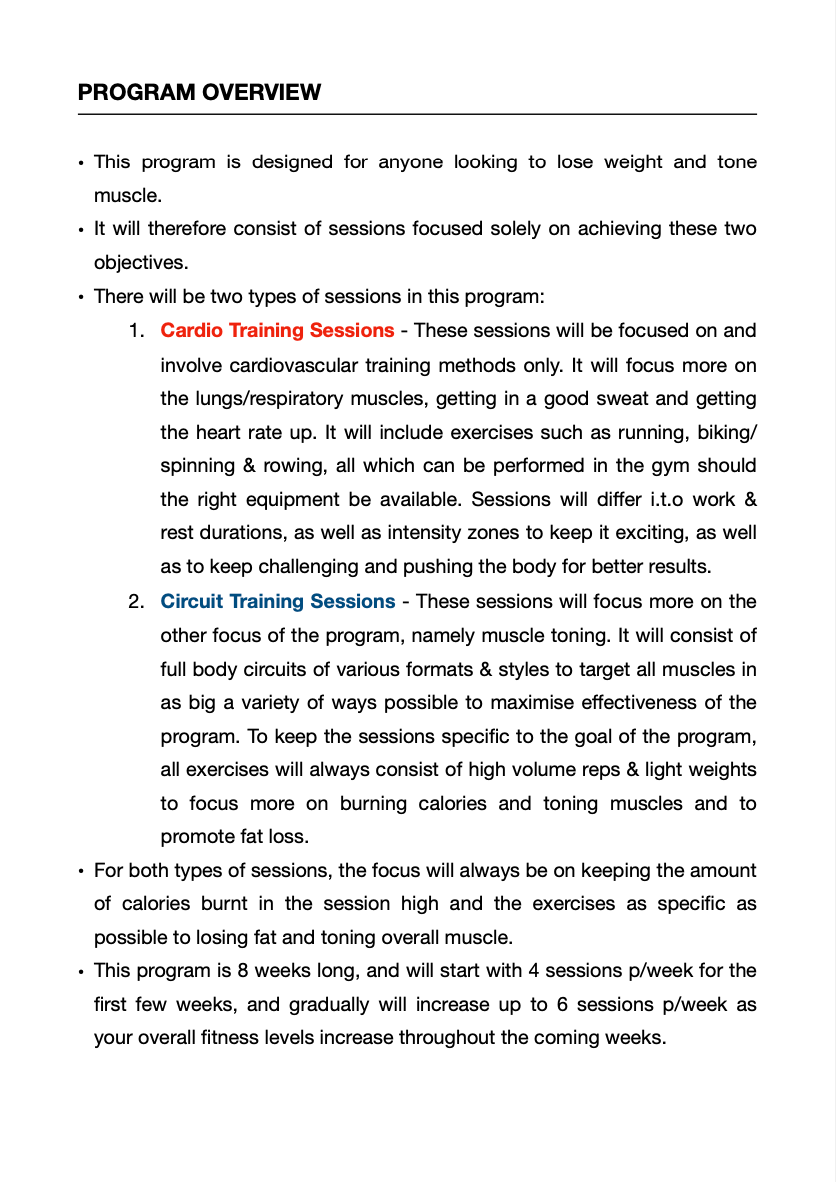 Thumbnail: 8-Week Weight Loss and Muscle Toning Program