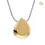 Thumbnail: Drop Ashes Pendant Polished & Brushed Gold Vermeil
