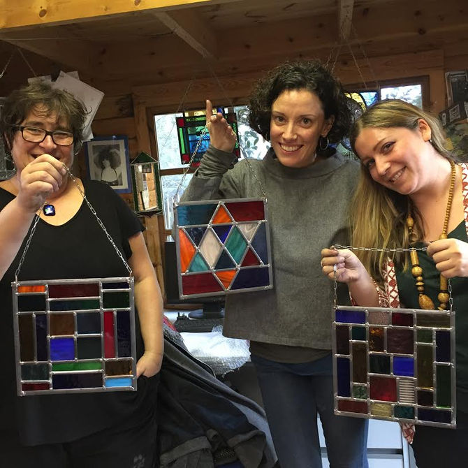 Mollie, Karen & Debbie with Spring in their steps…