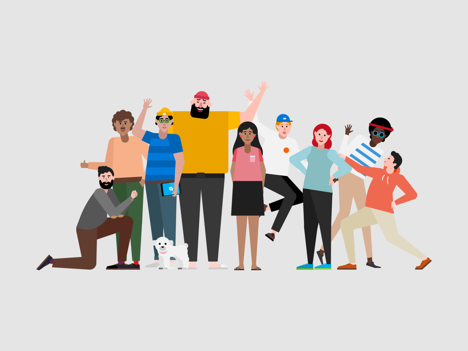 Microsoft Teams - Characters by MACIEK JANICKI on Dribbble