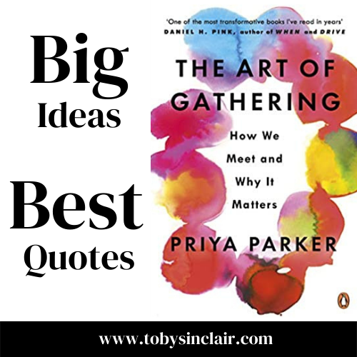 The Art of the Gathering by Priya Parker Title