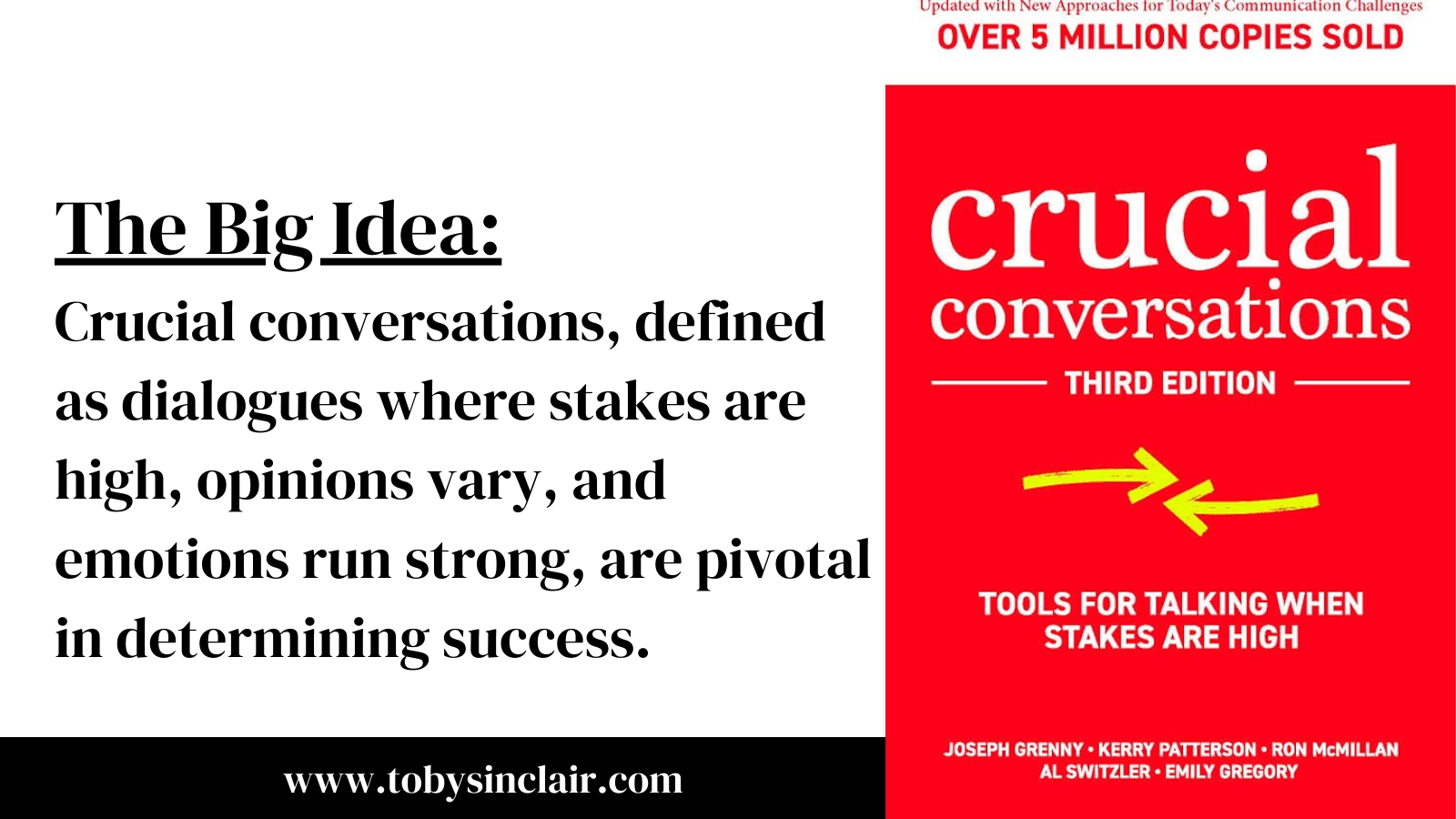 Crucial Conversations Big Idea