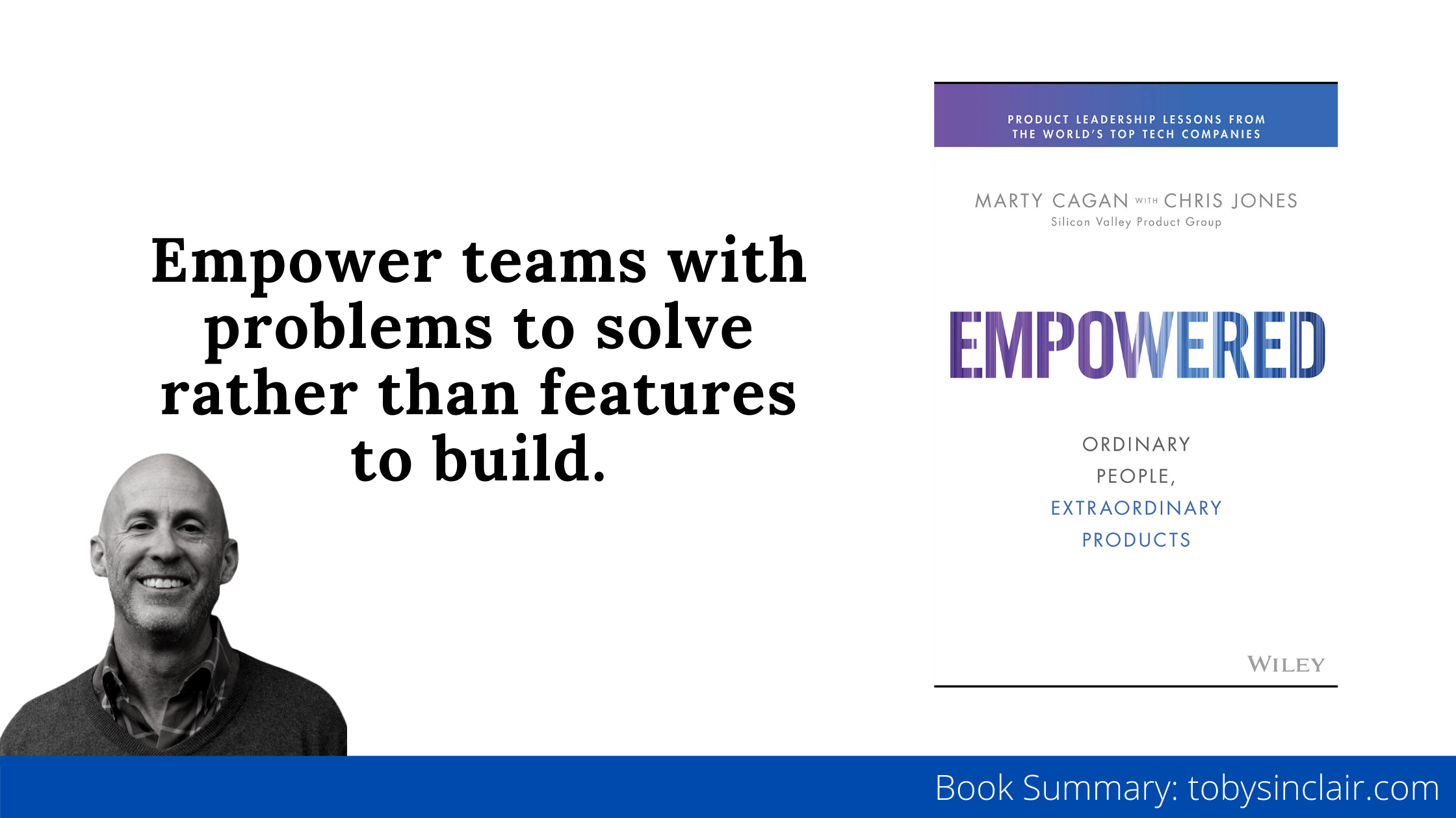 Empowered by Marty Cagan Book Summary Banner