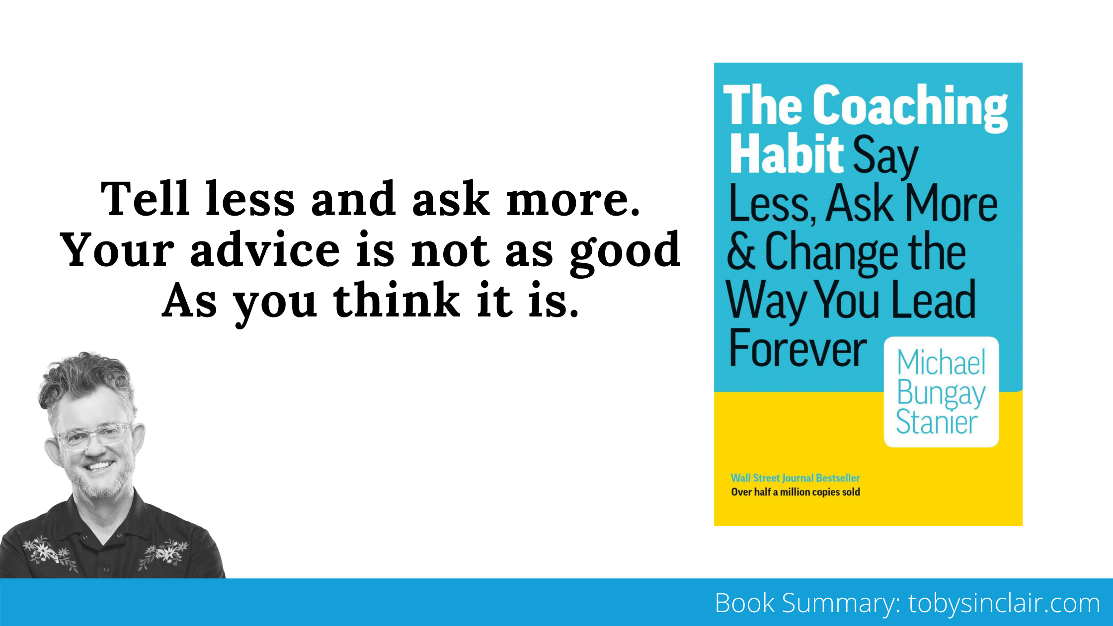 Coaching Habit Book Summary Banner