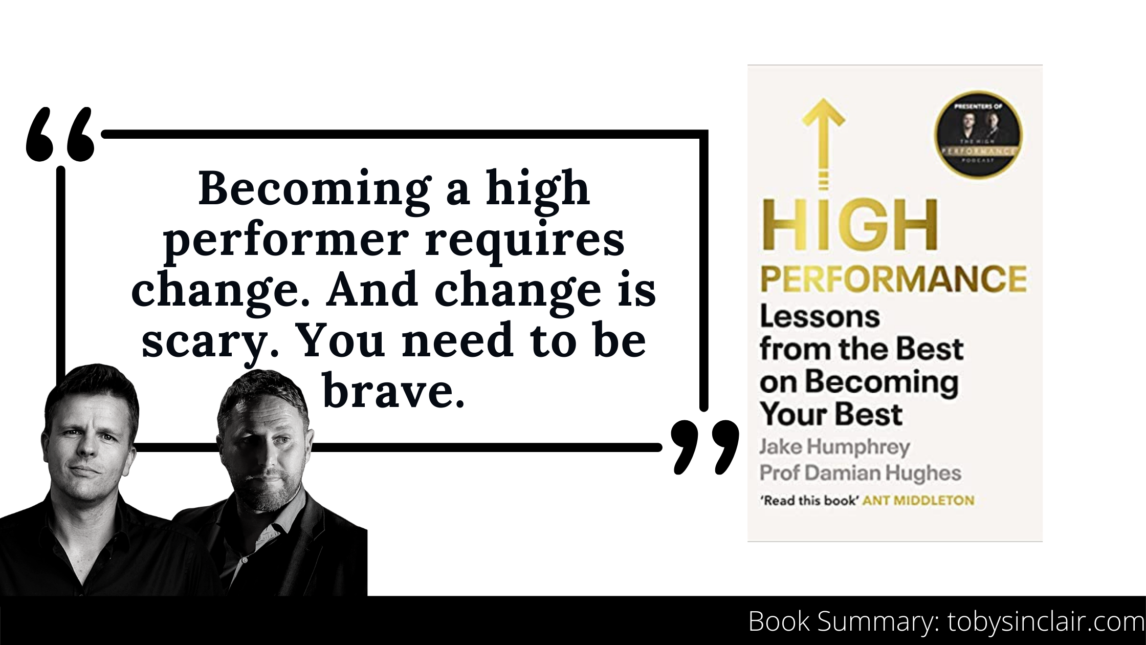 High Performance Jake Humphrey Damian Hughes Book Summary