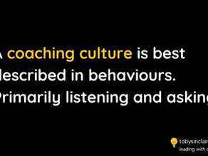 How To Create a Coaching Culture