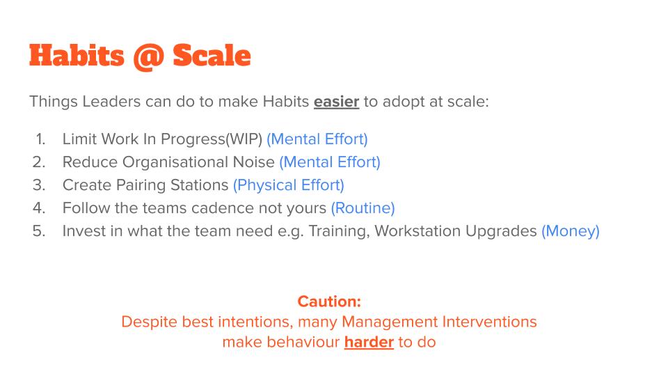 Changing Habits at Scale Slide 17