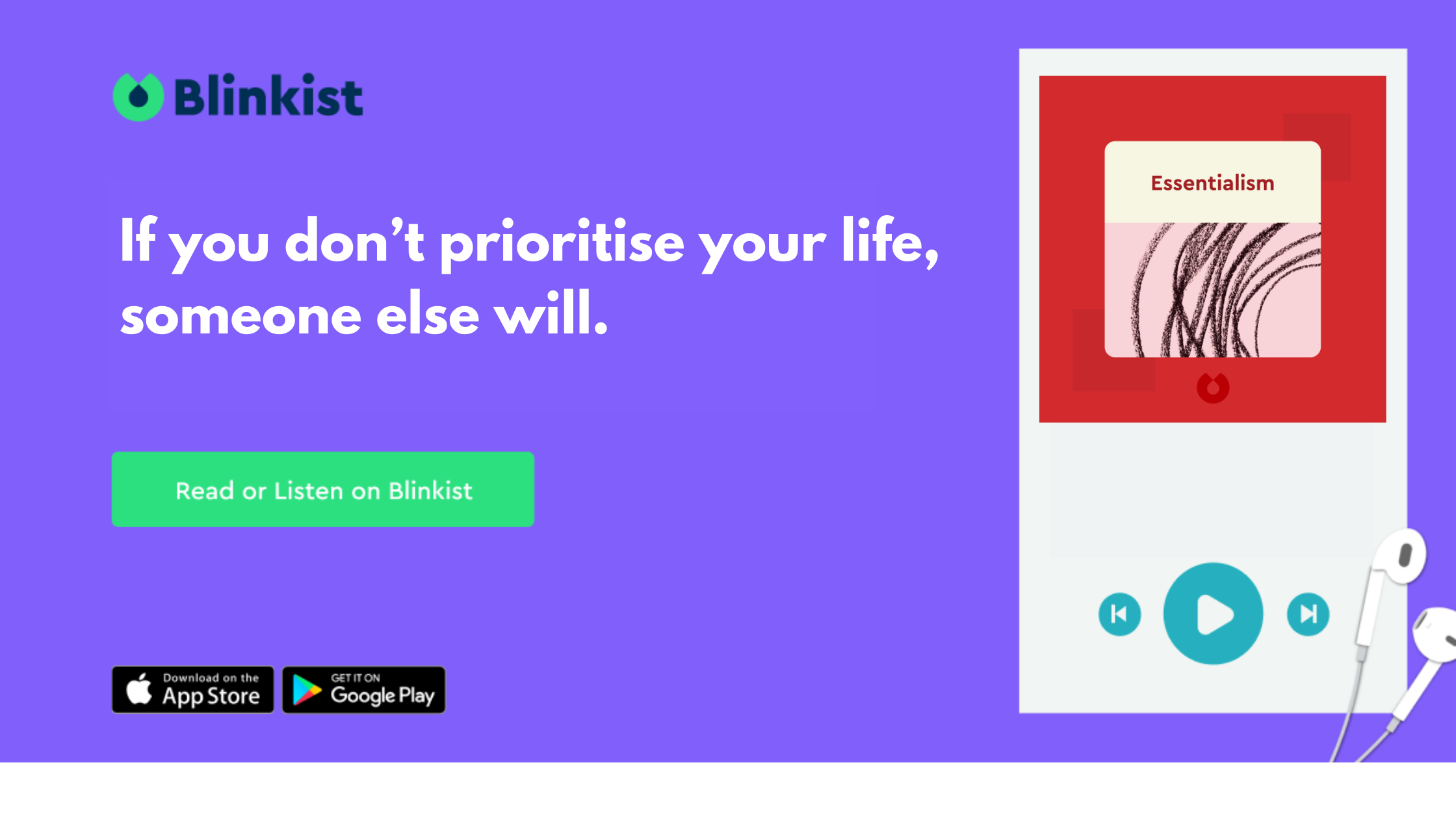 Essentialism Blinkist
