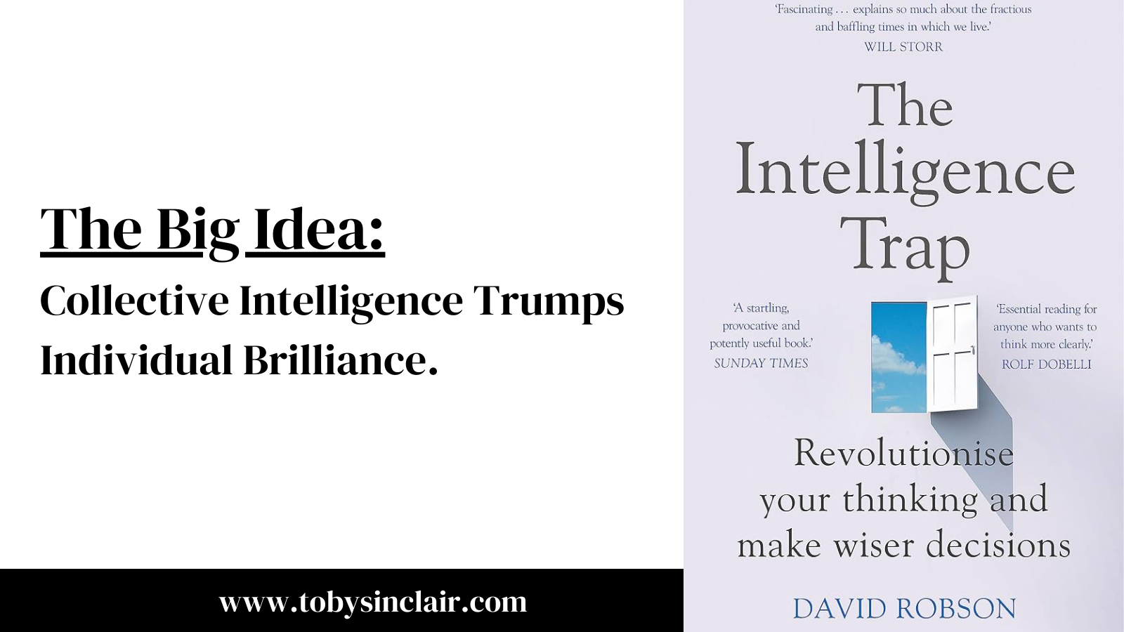 Intelligence Trap by David Robson