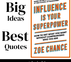 Summary: Influence Is Your Superpower by Zoe Chance