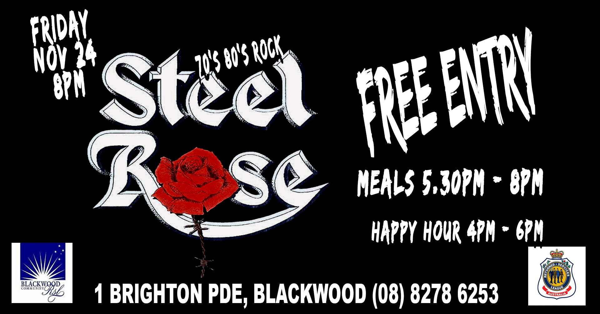 Events Blackwood and Districts RSL