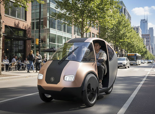 Better Bikes PEBL 2.0 fully enclosed electric velomobile etrike