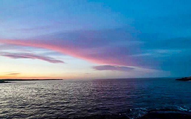 Clouds over the horizon