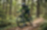 FLX Weapon X full-suspension carbon eMTB on trail