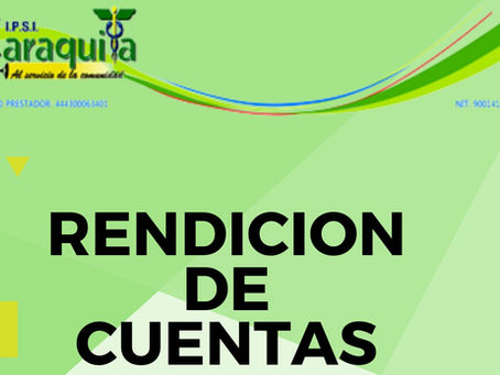 RENDICION DE CUENTAS VIGENCIA 2022