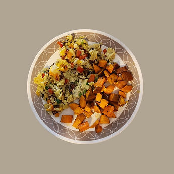 Side of sweet potatoes