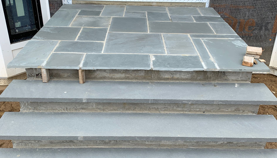 Stone stairs in Garnet Valley, PA