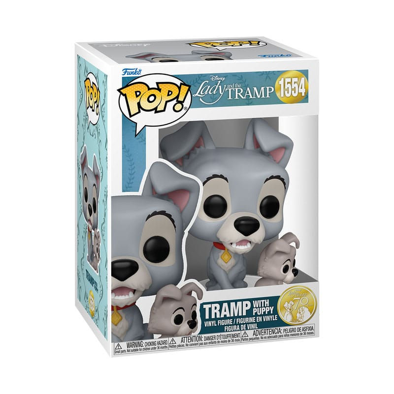 Thumbnail: Lady and the Tramp - Tramp with Puppy Funko POP! No. 1554