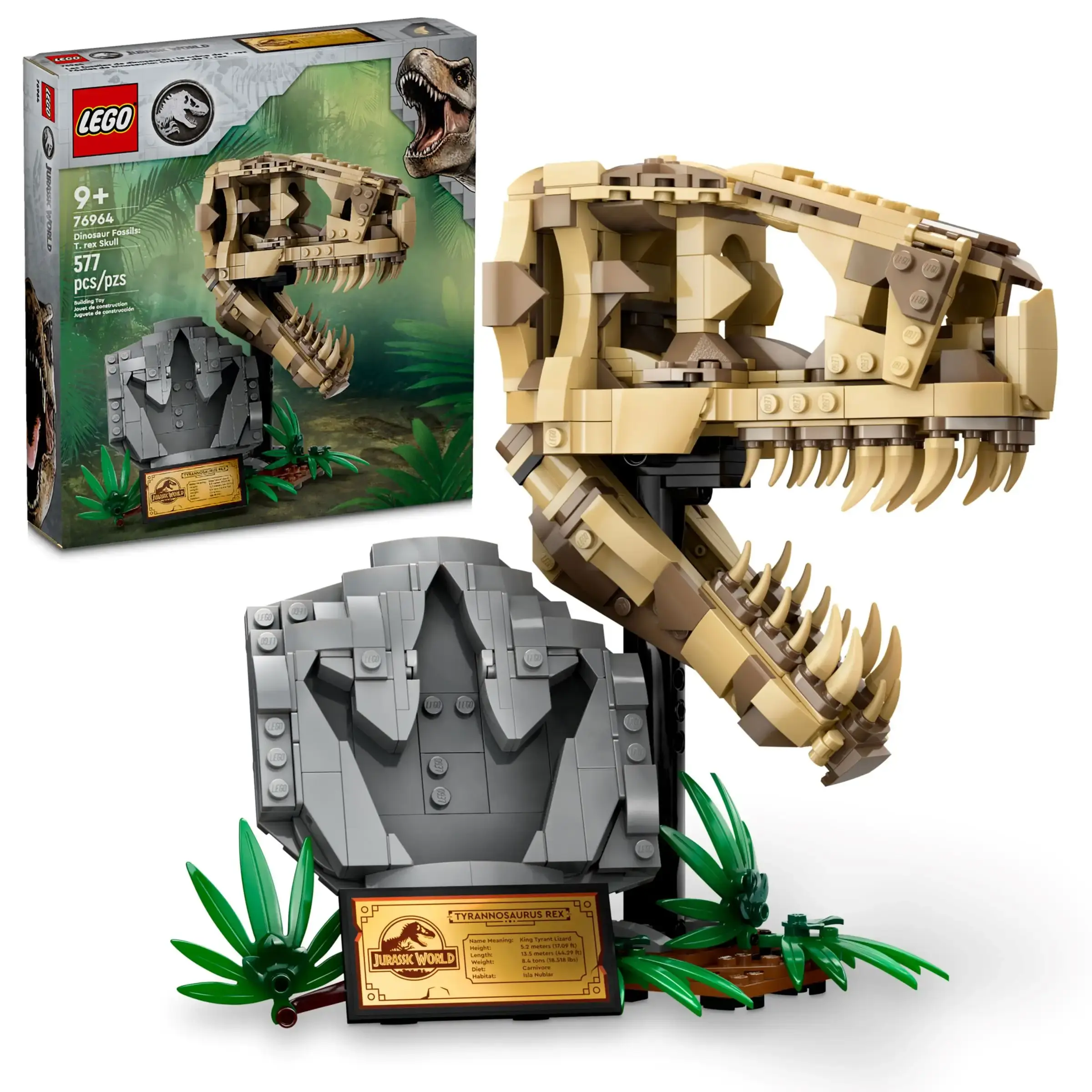 LEGO Jurassic World 76964 - Dinosaur Fossils: T. Rex Skull