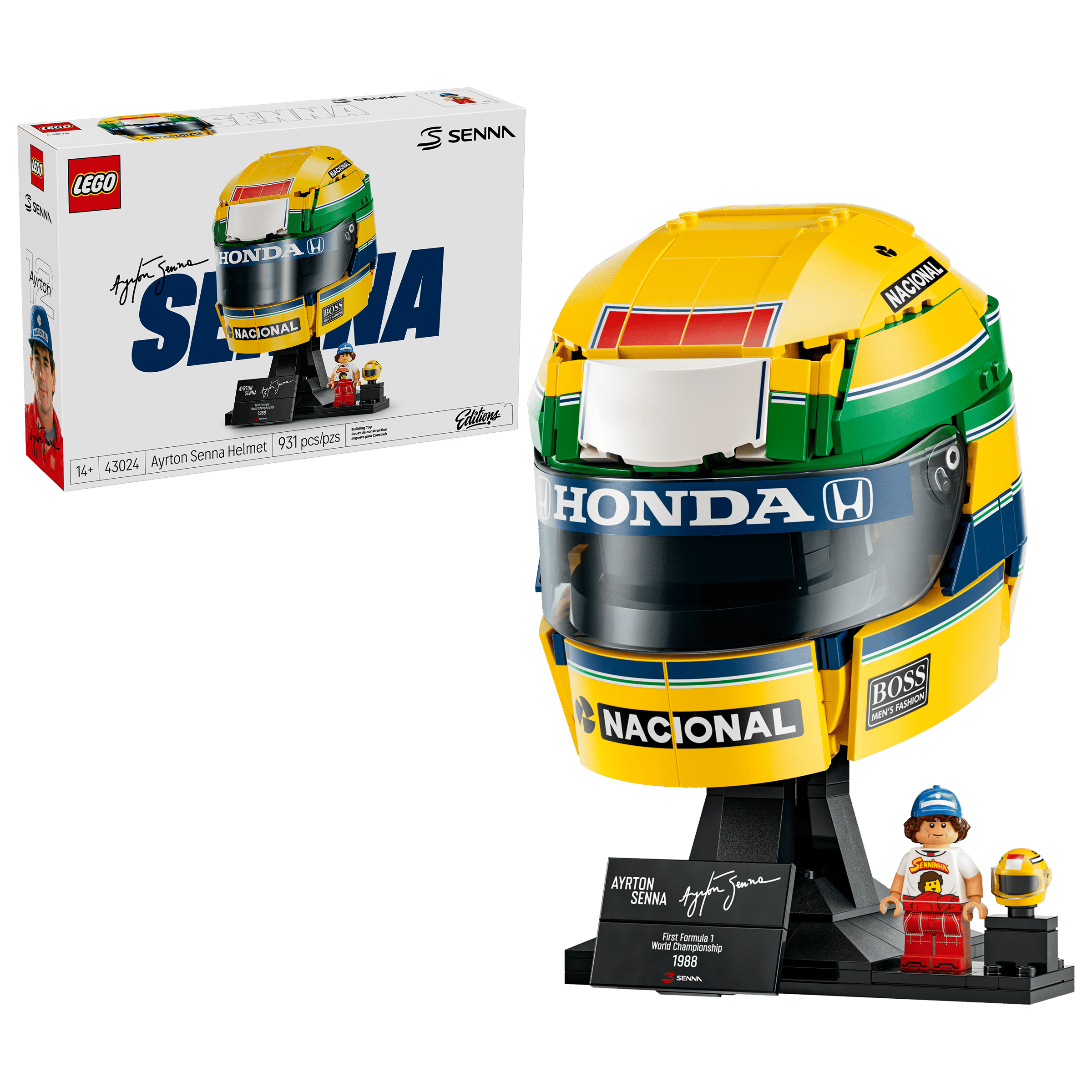 LEGO 43024 Editions - Ayrton Senna Helmet