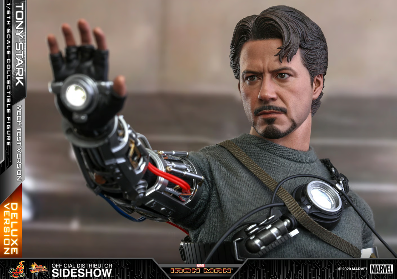 Iron Man Movie Masterpiece 1/6 Tony Stark Mech Test Deluxe Hot Toys (30cm)