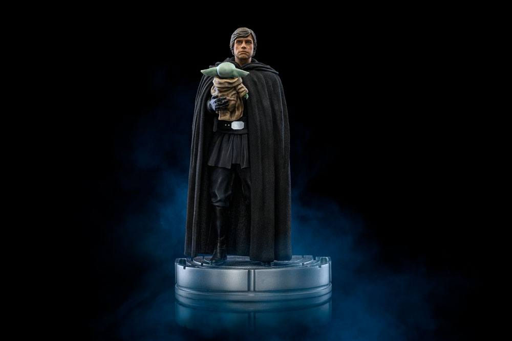 Star Wars: Luke Skywalker and Grogu 1/10  Statue (21 cm) by Iron Studios