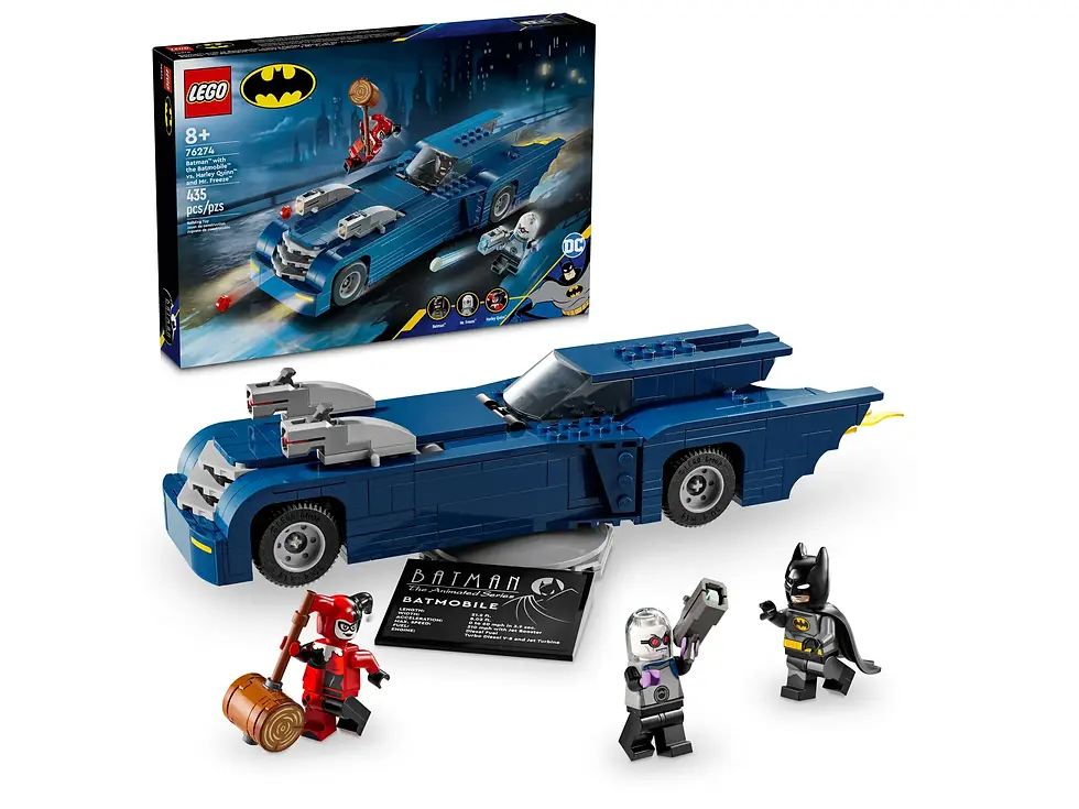 LEGO Batman 76274 - Batman with the Batmobile vs. Harley Quinn and Mr. Freeze