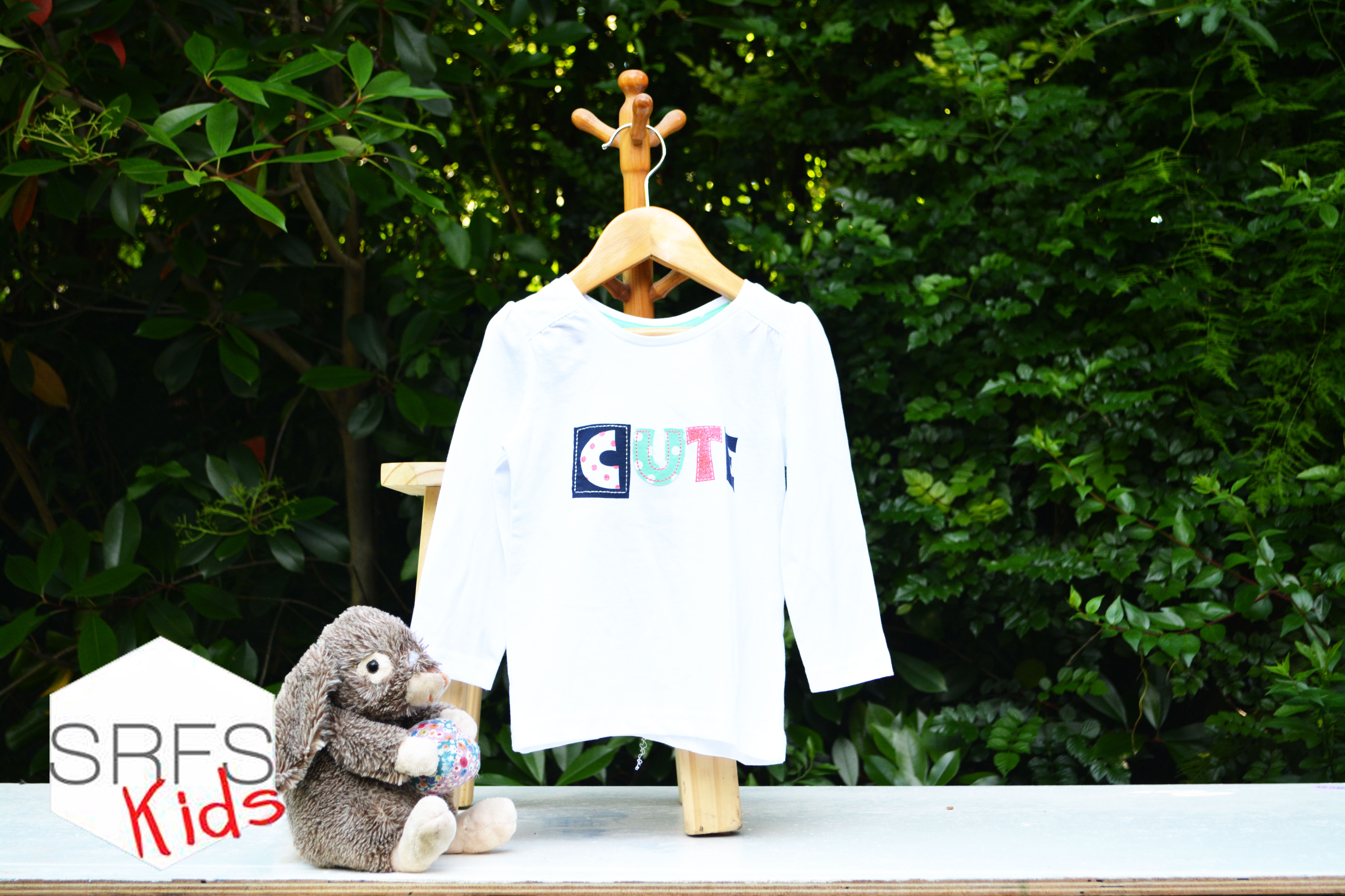 ▵ Remera Blanca Cute T. 12/18 - 18/24 ▵