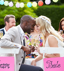 Wedding couple celebration