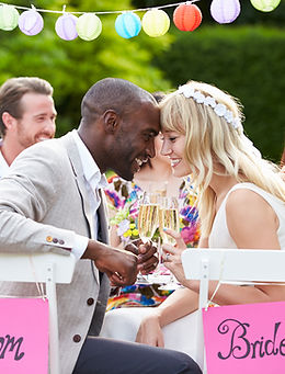 Wedding couple donating to Hereditary Brain Aneurysm Support