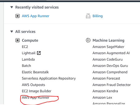 AWS APP RUNNER