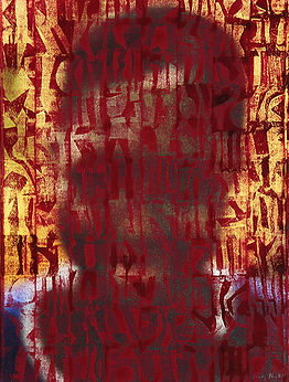 STRIPES 823KL Rosa Louise, 2024, Oil on canvas, 60 x 45 cm, Elmar Peintner, AUSTRIA.jpg