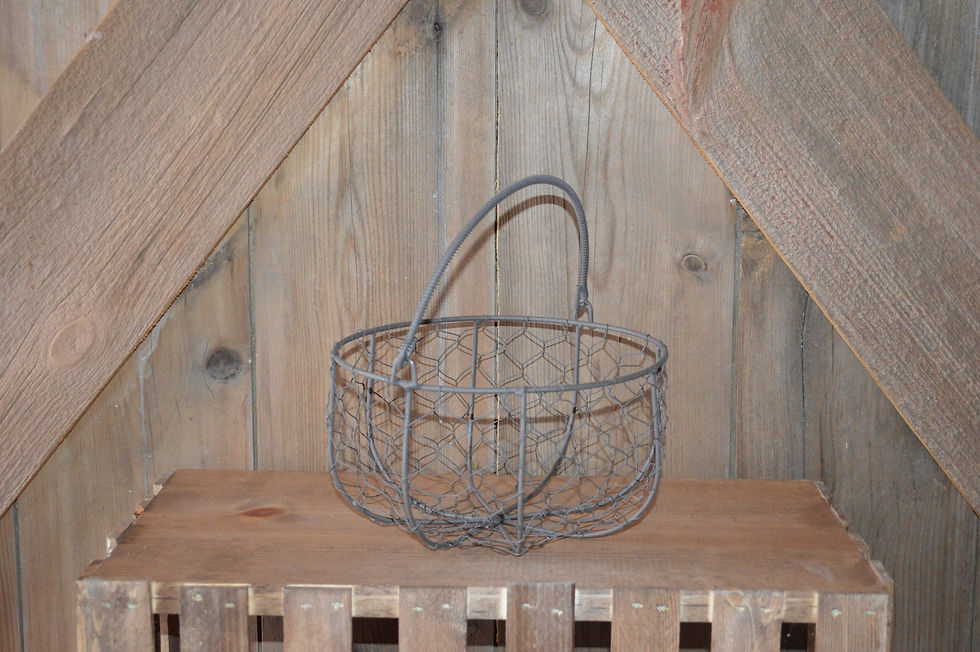 Metal Flower Girl Basket The Buckeye Barn