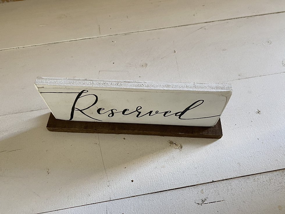 Thumbnail: Reserved Signs