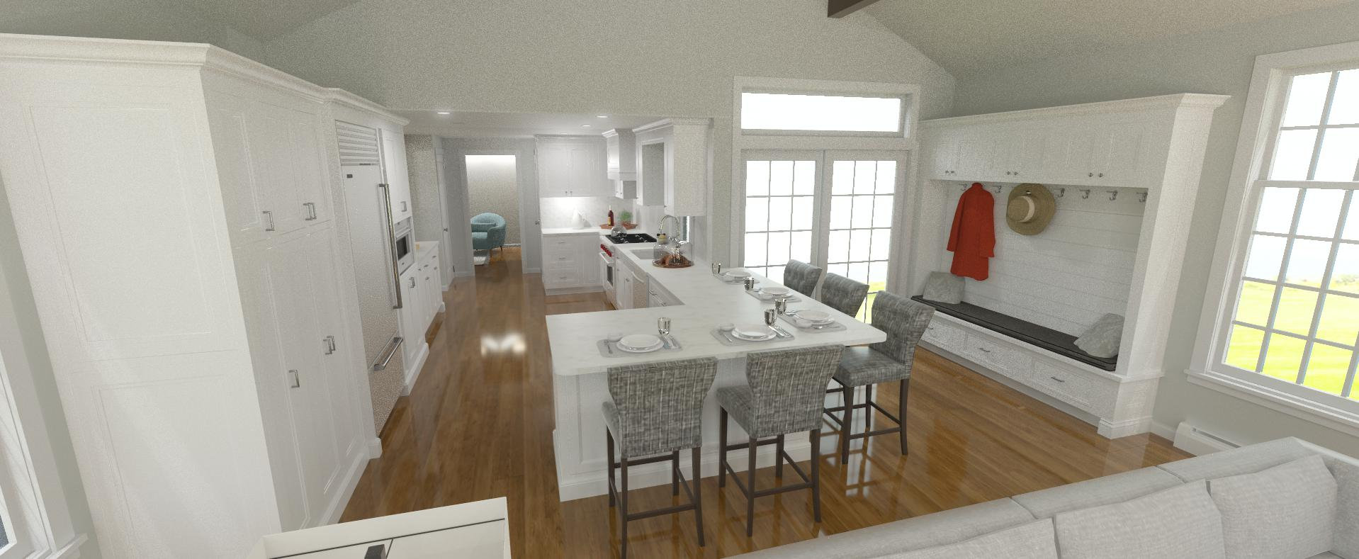 Kitchen and Family Room