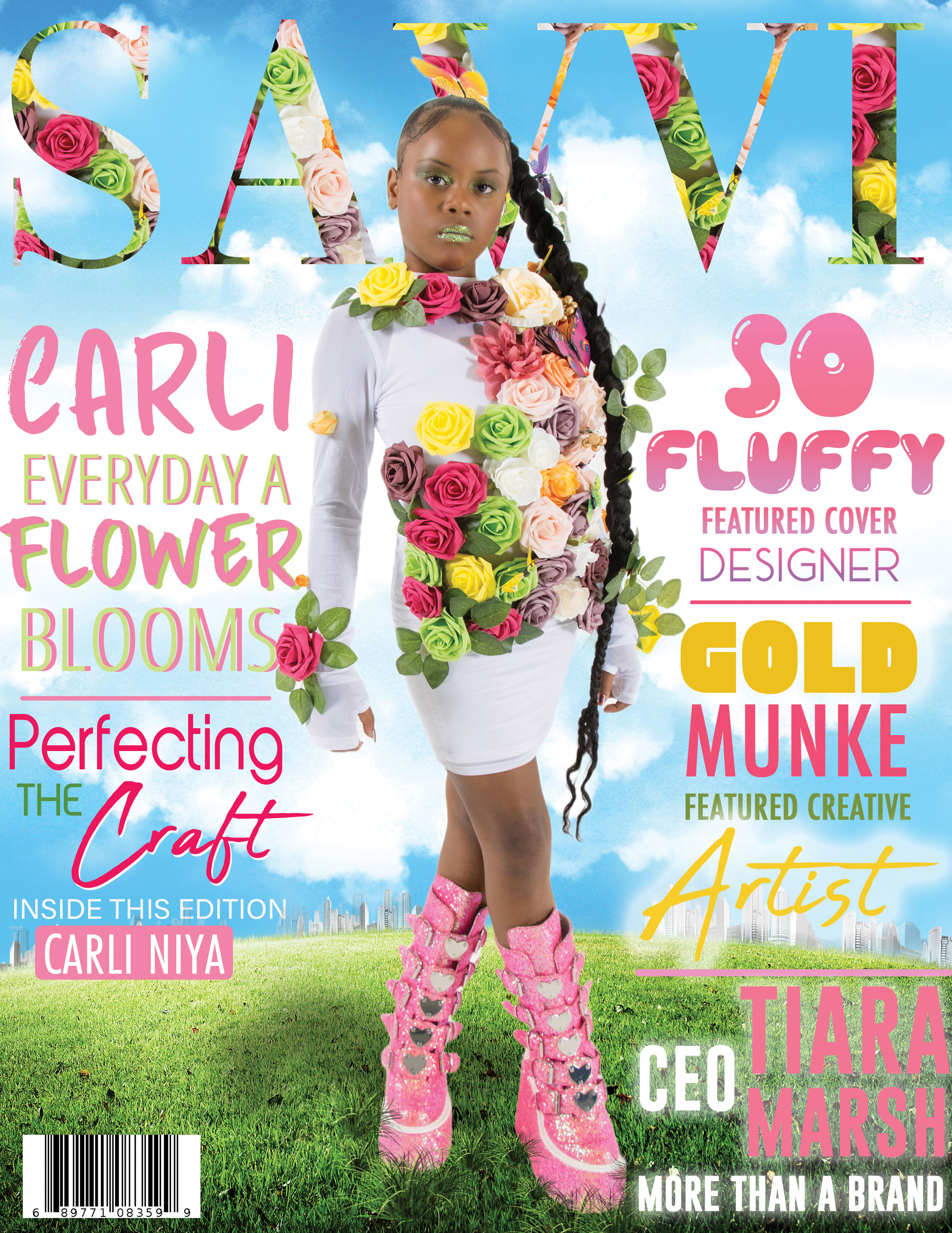 Cover Model Carli Niya Savvi Magazine Awards Edition