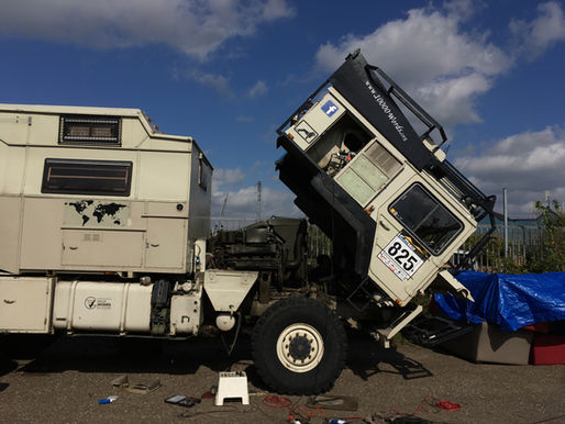 Tipping the Cabin of a m.a.n.