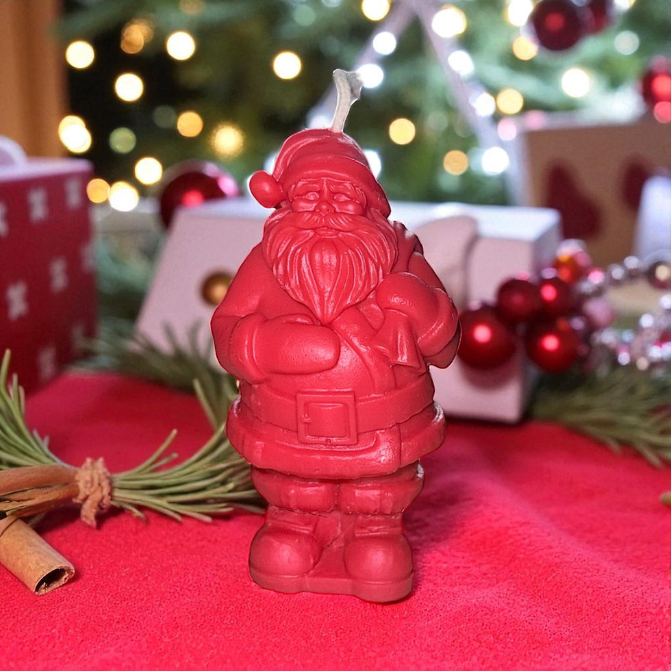 Bougie Père Noël – Édition de Noël