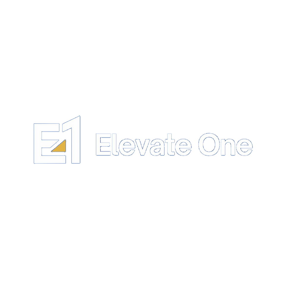 Logotipo de Elevate One con el sÃmbolo E1
