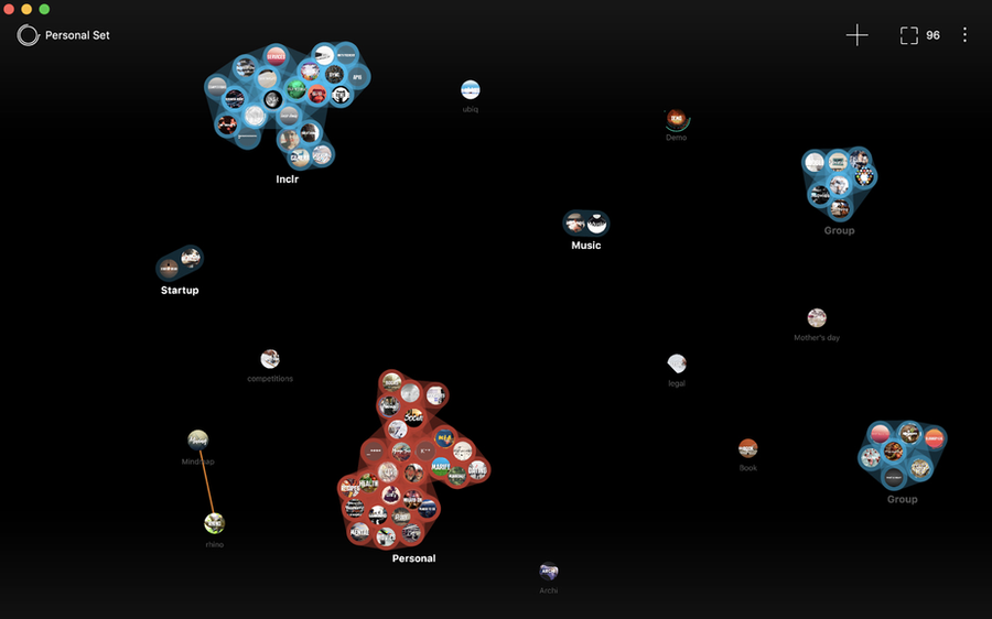 Inclr mind map view