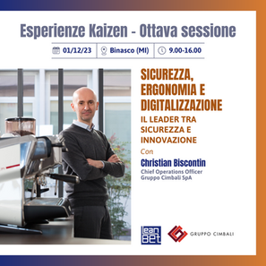 Ultima sessione 2023 di ESPERIENZE KAIZEN in CIMBALI