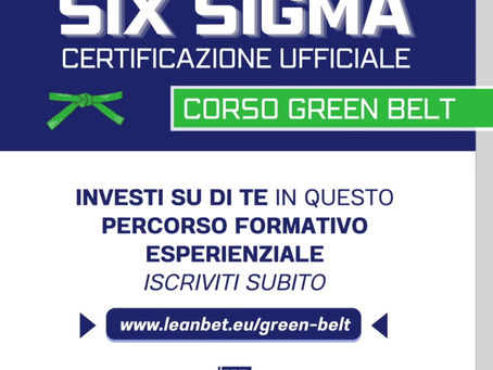 🫵 𝗜𝗻𝘃𝗲𝘀𝘁𝗶 𝘀𝘂 𝗱𝗶 𝘁𝗲 𝗻𝗲𝗹 𝟮𝟬𝟮𝟰! Iscriviti al corso 𝗦𝗜𝗫 𝗦𝗜𝗚𝗠𝗔 𝗚𝗥𝗘𝗘𝗡 𝗕𝗘𝗟𝗧! 🫵