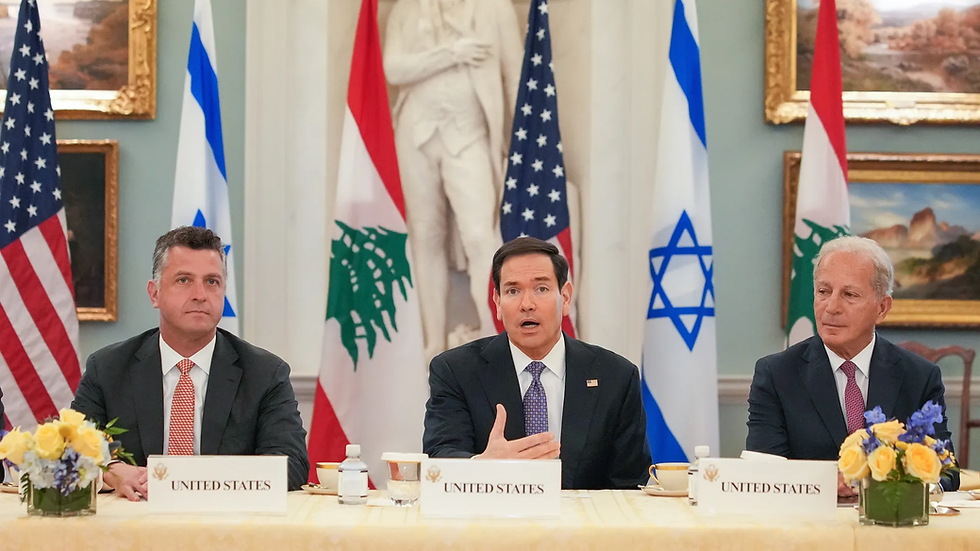U.S. Secretary of State Marco Rubio at negotiations via Andrew Harnik/Getty Images